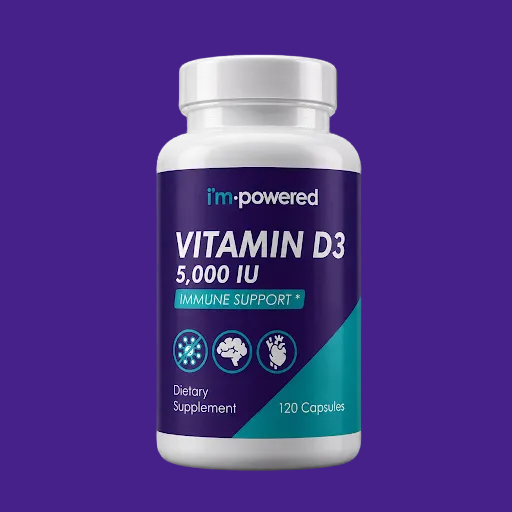 Vitamin D3 - 5000 IU 120 Capsules